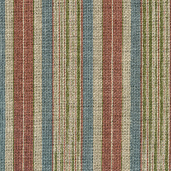 Long Hill Stripe Bayberry 682091 by Waverly Fabric - 75%Cotton 25%Linen PAKISTAN 27000 Horizontal: 13.5 and Vertical: 1.25 55 - Fabric Carolina -