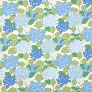 Hydrangea Porcelain 177583 by Schumacher Fabric