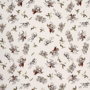 Wild West Performance Linen Cream 180460 by Schumacher Fabric