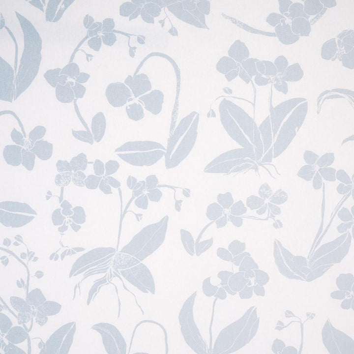 Orchids Have Dreams Sky 180512 by Schumacher Fabric Hera Ford - Fabric Carolina -