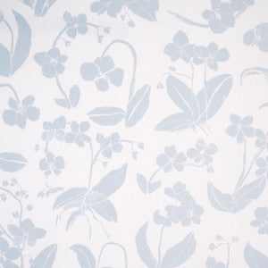 Orchids Have Dreams Sky 180512 by Schumacher Fabric