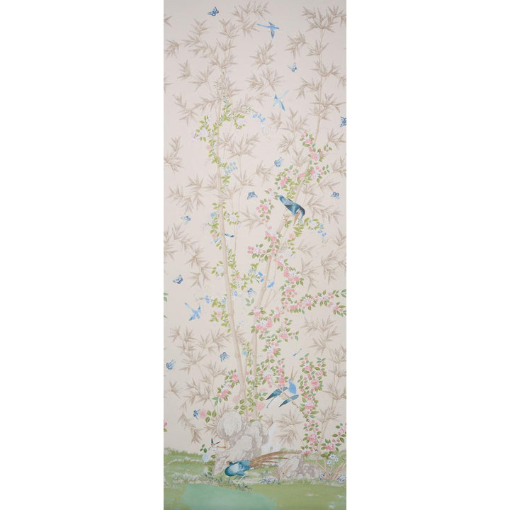 Brighton Pavilion Panel Alabaster 5007746 by Schumacher Wallpaper Panels Collection 52.0" - Fabric Carolina -
