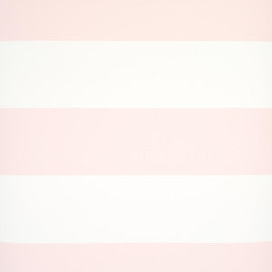 Baxter Stripe Blush 5008524 by Schumacher Wallpaper