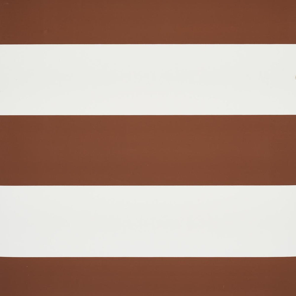 Baxter Stripe Brown 5008527 by Schumacher Designer Wallpaper Full Bloom - Swanky Fabrics -