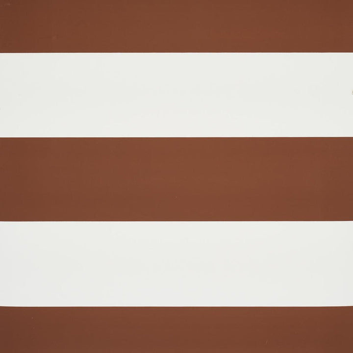Baxter Stripe Brown 5008527 by Schumacher Designer Wallpaper Full Bloom - Swanky Fabrics -