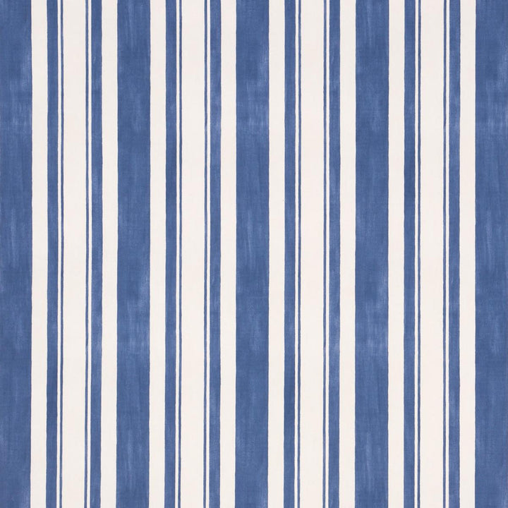 Villa Stripe Navy 5009925 by Schumacher Wallpaper Miles Redd 7.75" - Fabric Carolina -