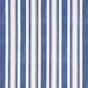 Villa Stripe Navy 5009925 by Schumacher Wallpaper