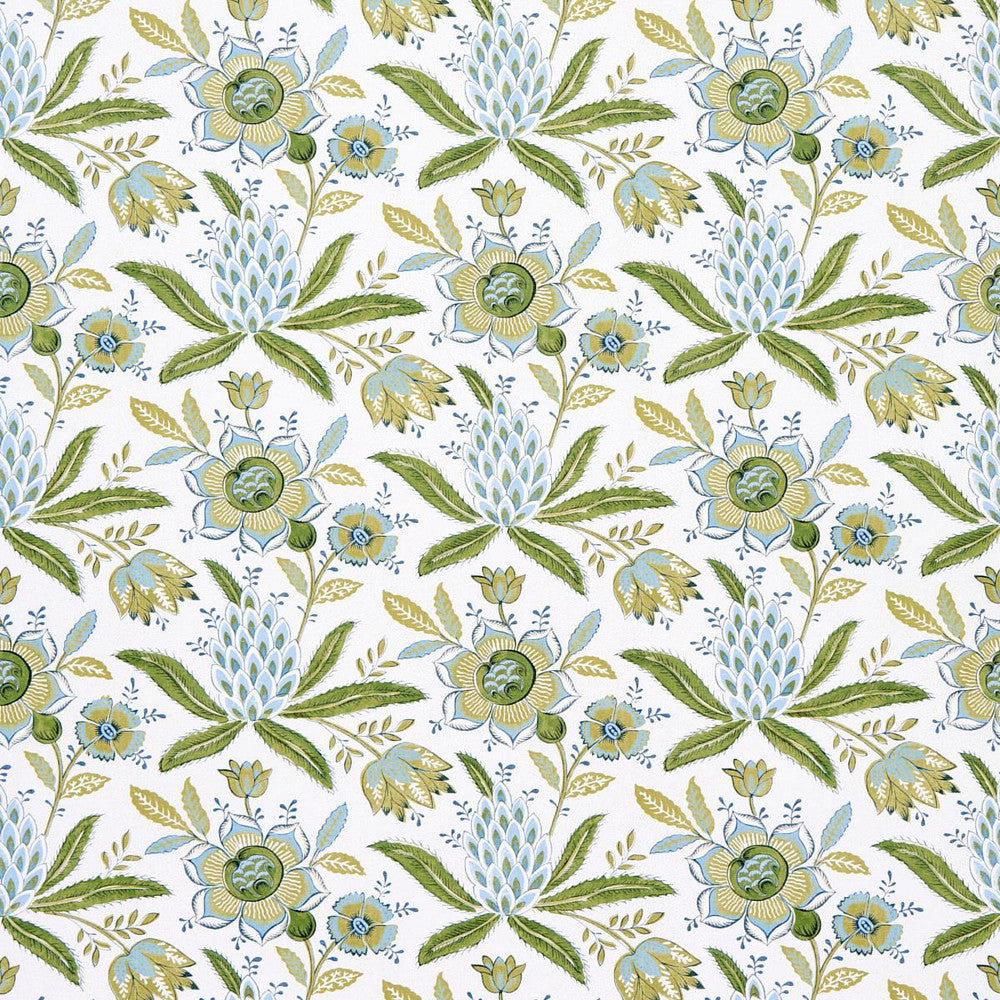 Lafayette Botanical Moss 5013751 by Schumacher Wallpaper Williamsburg 13.5" - Fabric Carolina -