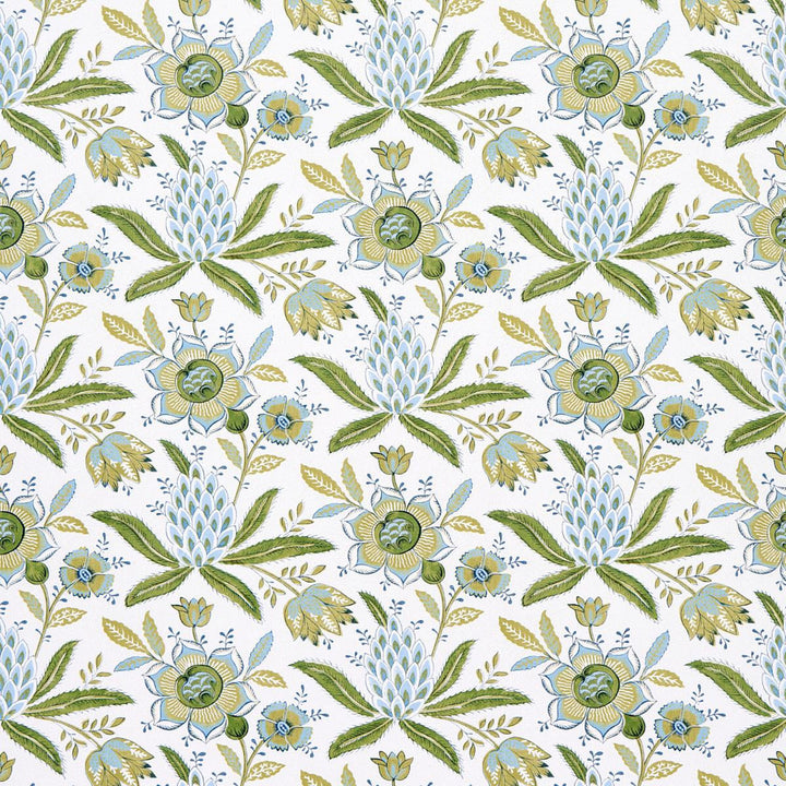 Lafayette Botanical Moss 5013751 by Schumacher Wallpaper Williamsburg 13.5" - Fabric Carolina -