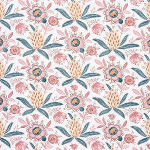 Lafayette Botanical Rosso Antico 5013752 by Schumacher Wallpaper