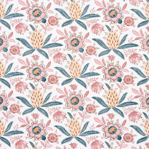 Lafayette Botanical Rosso Antico 5013752 by Schumacher Wallpaper