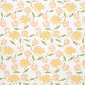 Bouquet Toss Pink Lemonade 5013840 by Schumacher Wallpaper