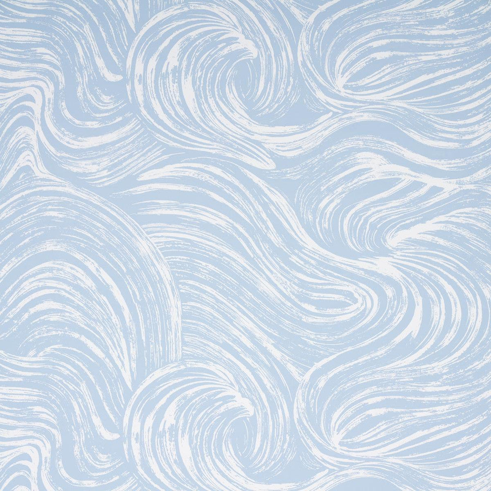 Shio Sky 5013850 by Schumacher Designer Wallpaper Full Bloom 27.0" - Swanky Fabrics -