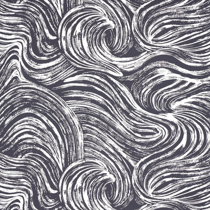 Shio Carbon 5013853 by Schumacher Wallpaper Full Bloom 27.0" - Fabric Carolina -