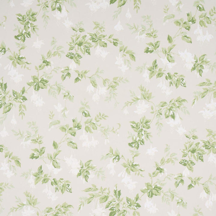 Garden Gate Soft Neutral 5013871 by Schumacher Designer Wallpaper Full Bloom 13.5" - Swanky Fabrics -