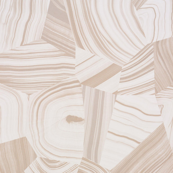 Agate Slice Light Neutral 5013892 by Schumacher Wallpaper Miles Redd 27.0" - Fabric Carolina -
