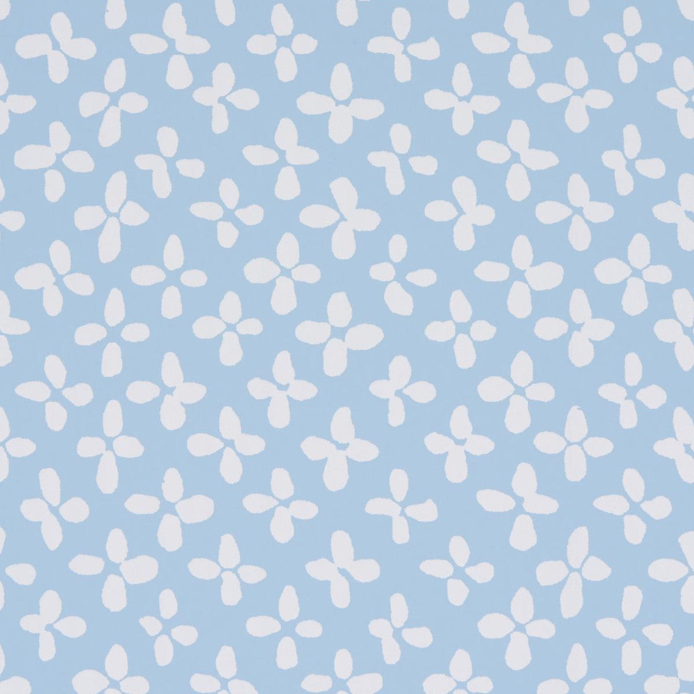 Emerson Ivory On Sky 5013940 by Schumacher Wallpaper Easy Elements 27.0" - Fabric Carolina -