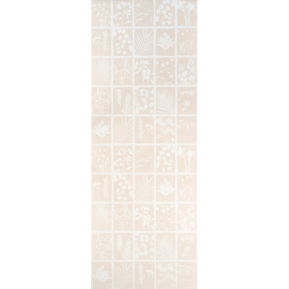 Cyanotype Panel Natural 5013971 by Schumacher Designer Wallpaper Panels Collection 54.0" - Swanky Fabrics -