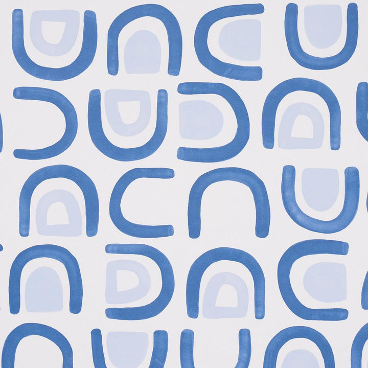 Threshold Lapis 5014011 by Schumacher Wallpaper Hadiya Williams 27.0" - Fabric Carolina -