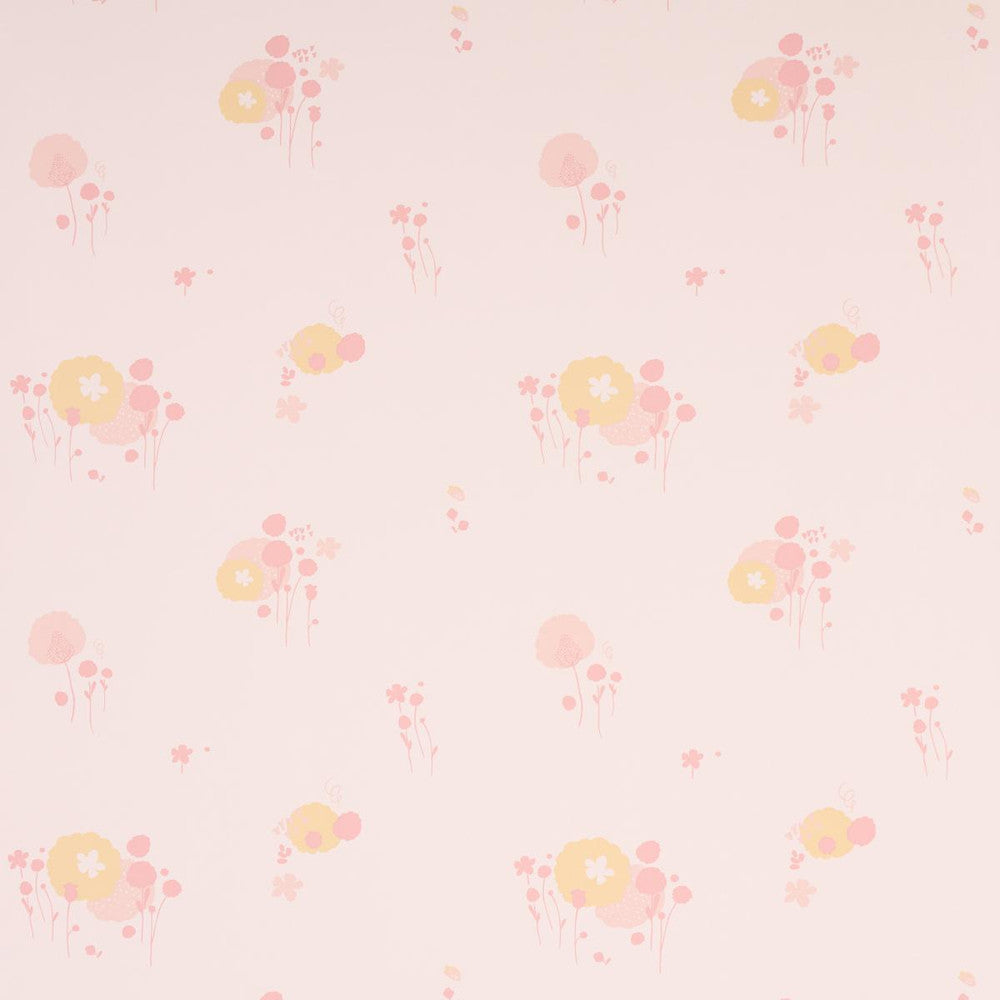 Pom Pom Forest Blush 5014060 by Schumacher Wallpaper Marie-Chantal 13.5" - Fabric Carolina -