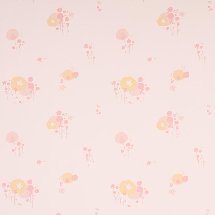 Pom Pom Forest Blush 5014060 by Schumacher Wallpaper Marie-Chantal 13.5" - Fabric Carolina -