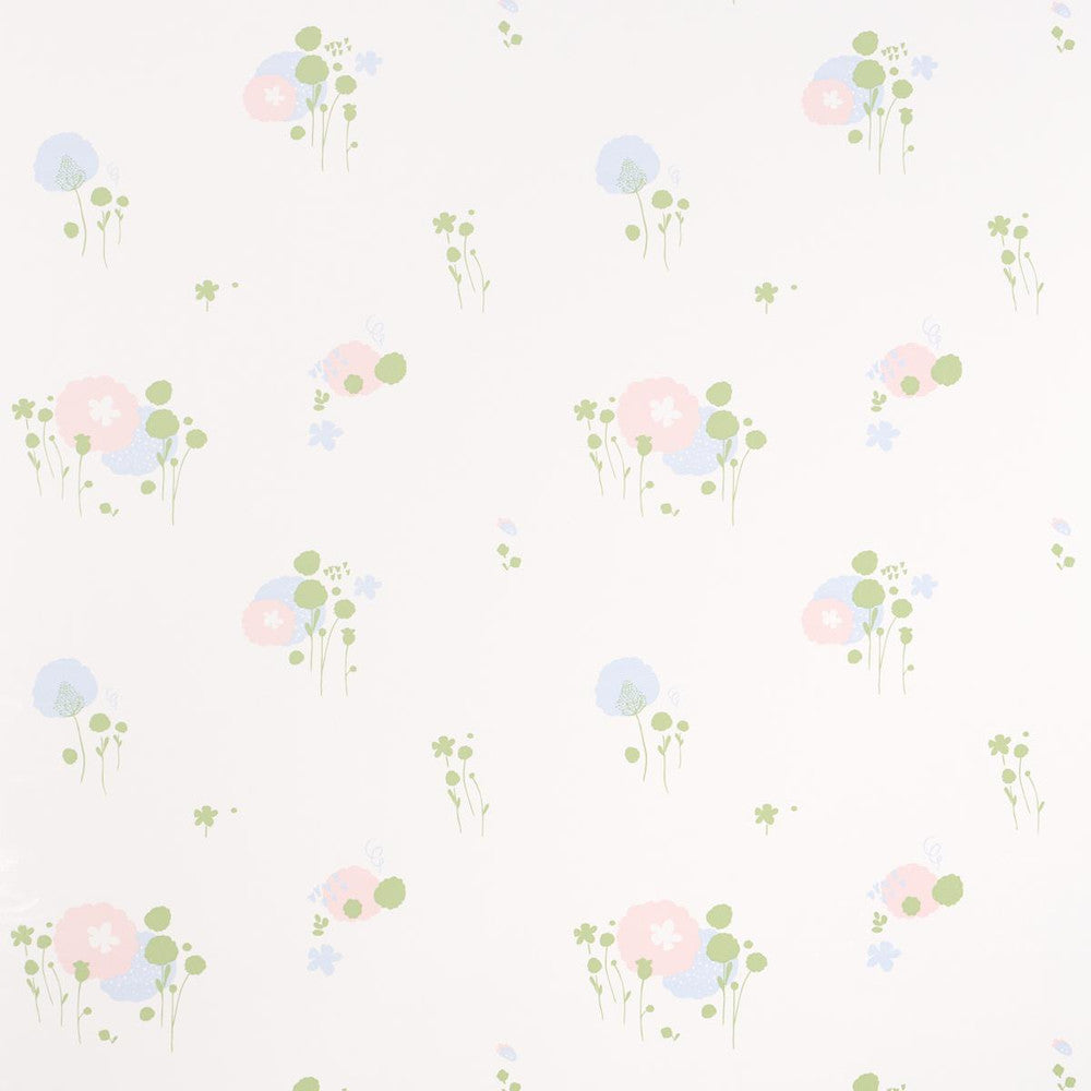 Pom Pom Forest Ivory 5014061 by Schumacher Wallpaper Marie-Chantal 13.5" - Fabric Carolina -