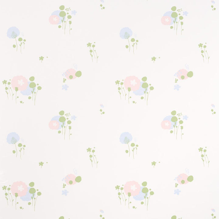 Pom Pom Forest Ivory 5014061 by Schumacher Wallpaper Marie-Chantal 13.5" - Fabric Carolina -