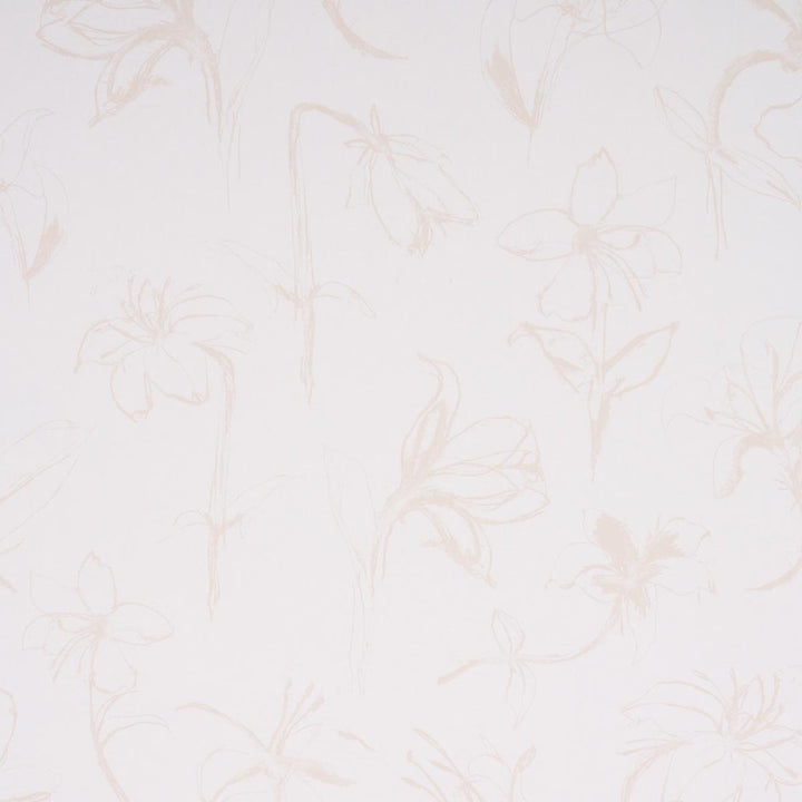 Close Your Eyes And Remember Light Neutral 5014081 by Schumacher Wallpaper Hera Ford 27.0" - Fabric Carolina -