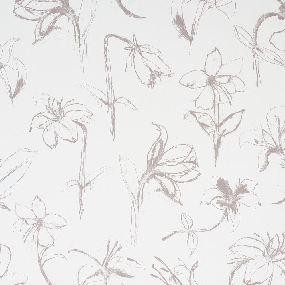 Close Your Eyes And Remember Slate 5014082 by Schumacher Designer Wallpaper Hera Ford 27.0" - Swanky Fabrics -