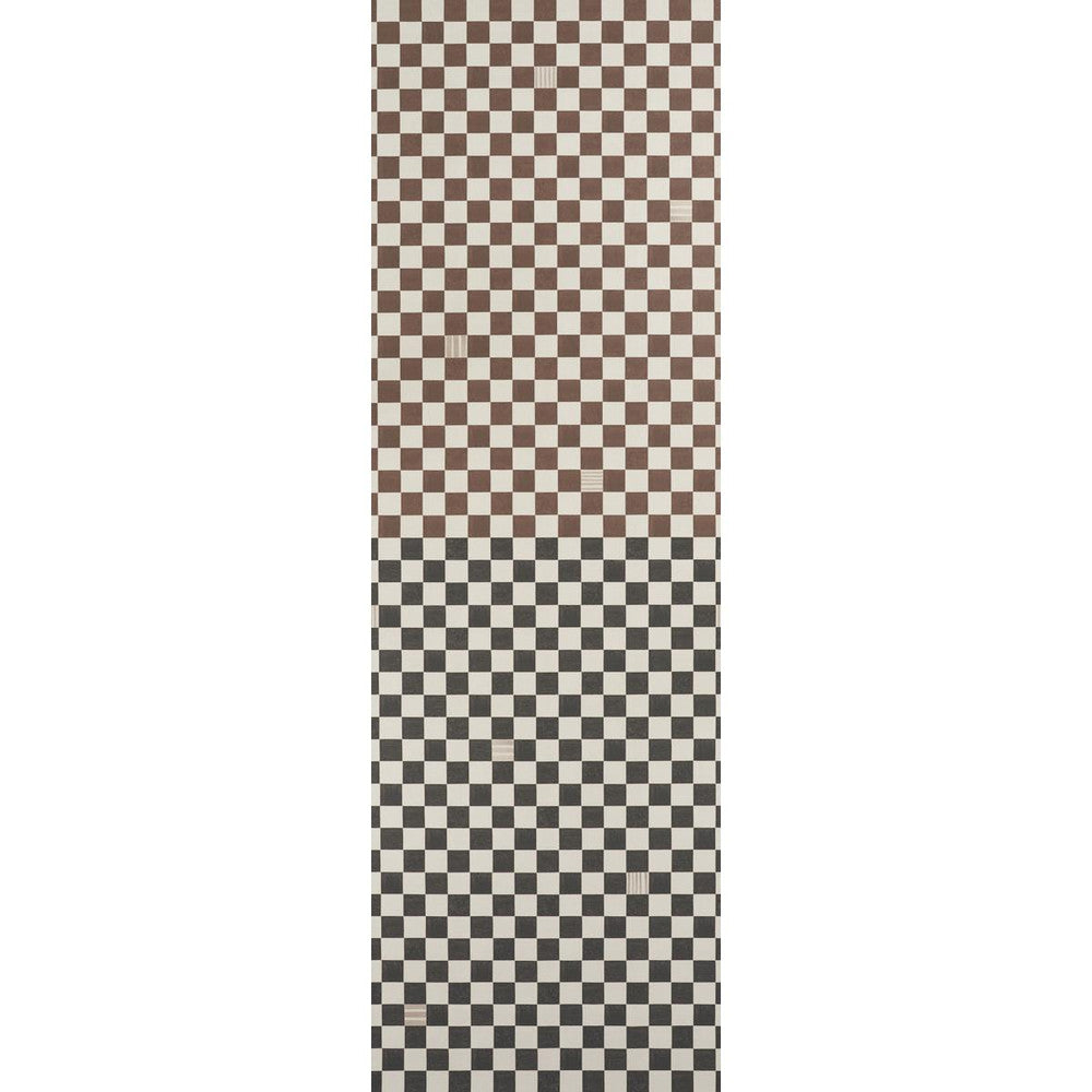 Gambit Panel Cocoa & Charcoal 5014263 by Schumacher Wallpaper Backdrop 54.0" - Fabric Carolina -