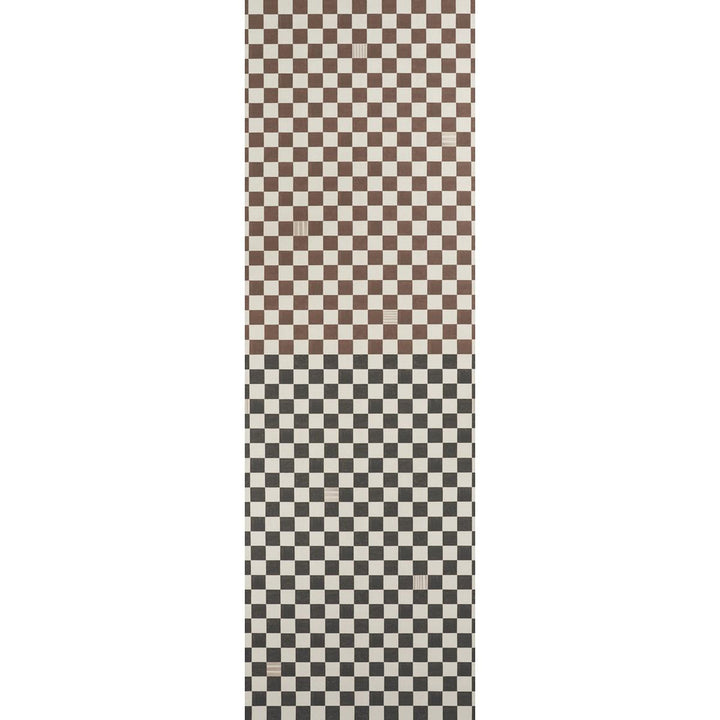 Gambit Panel Cocoa & Charcoal 5014263 by Schumacher Wallpaper Backdrop 54.0" - Fabric Carolina -