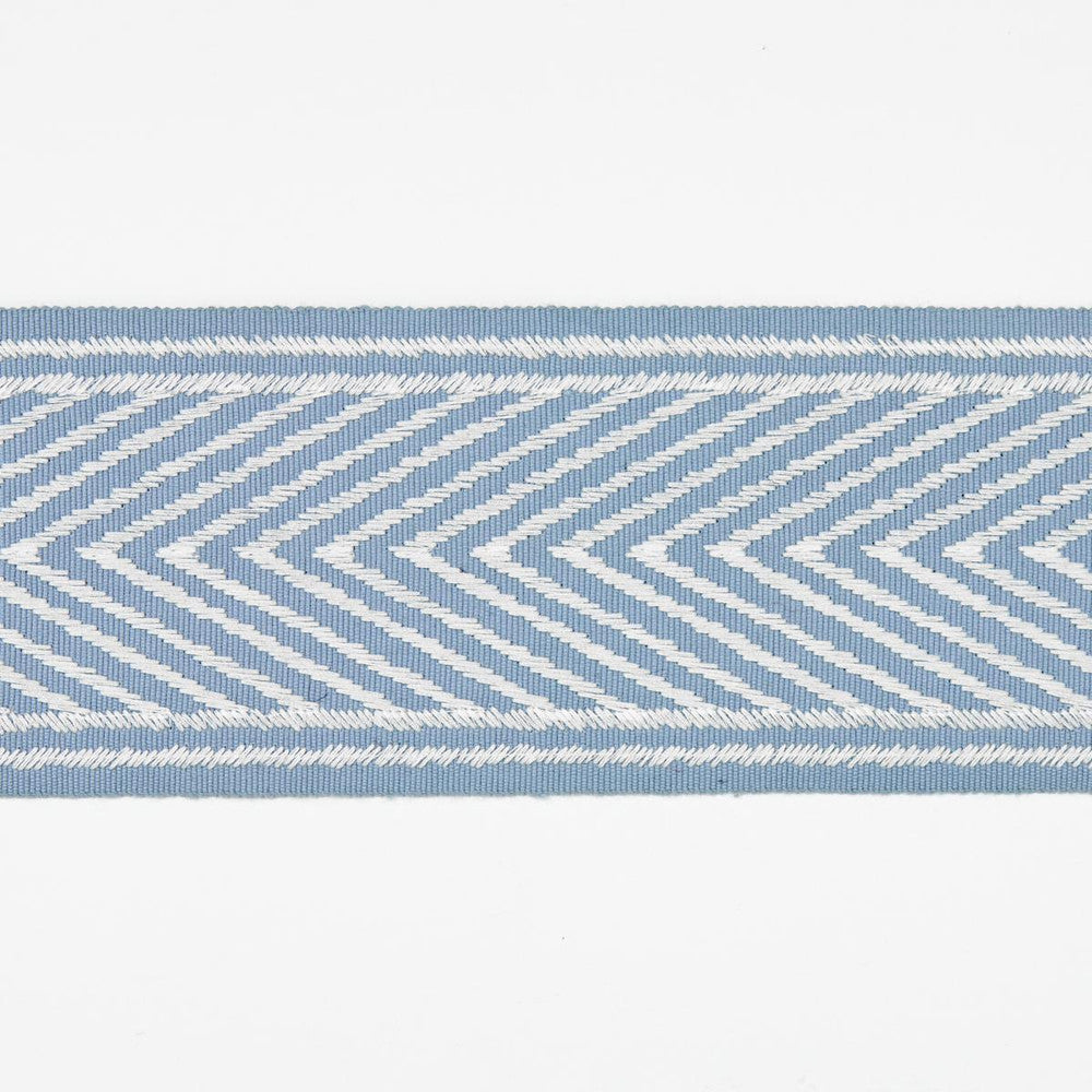 Nicholson Tape Sky 69966 by Schumacher Trim Full Bloom 2.75" - Fabric Carolina -