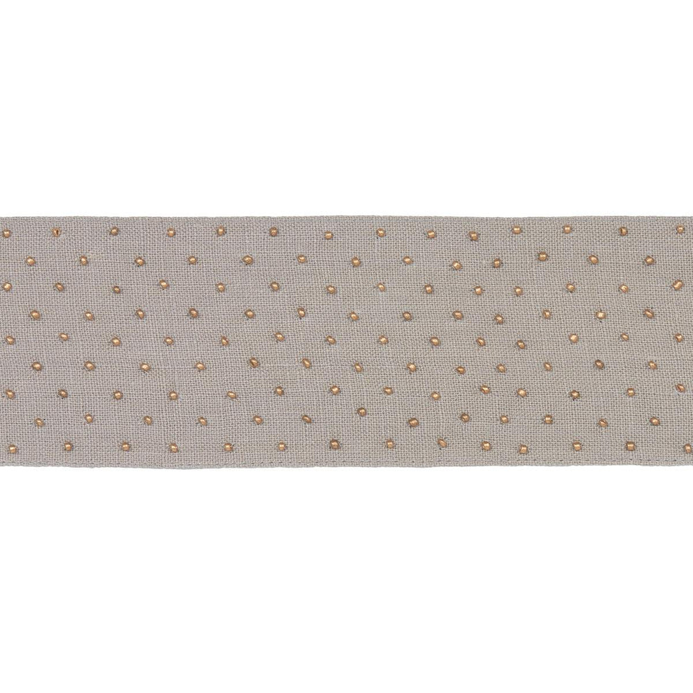 Northern Lights Beaded Tape Grey 70625 by Schumacher Trim Full Bloom - Fabric Carolina -
