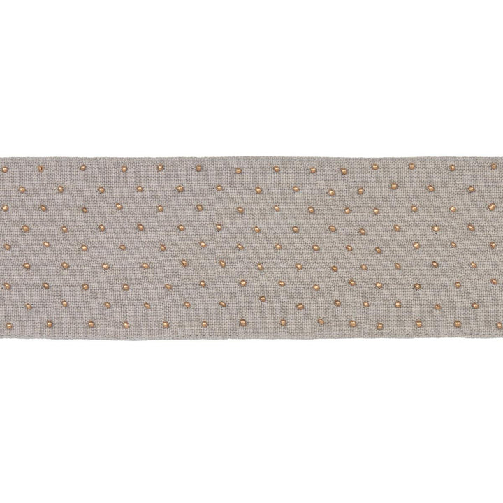Northern Lights Beaded Tape Grey 70625 by Schumacher Trim Full Bloom - Fabric Carolina -