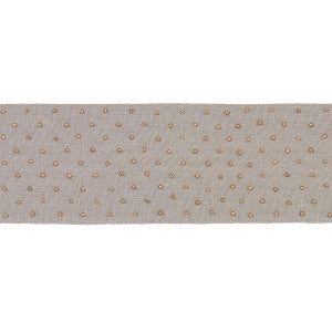 Northern Lights Beaded Tape Grey 70625 by Schumacher Trim