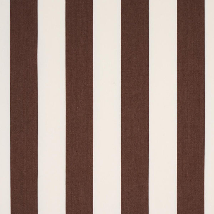 James Stripe Brown 71353 by Schumacher Fabric Full Bloom 4.5" - Fabric Carolina -