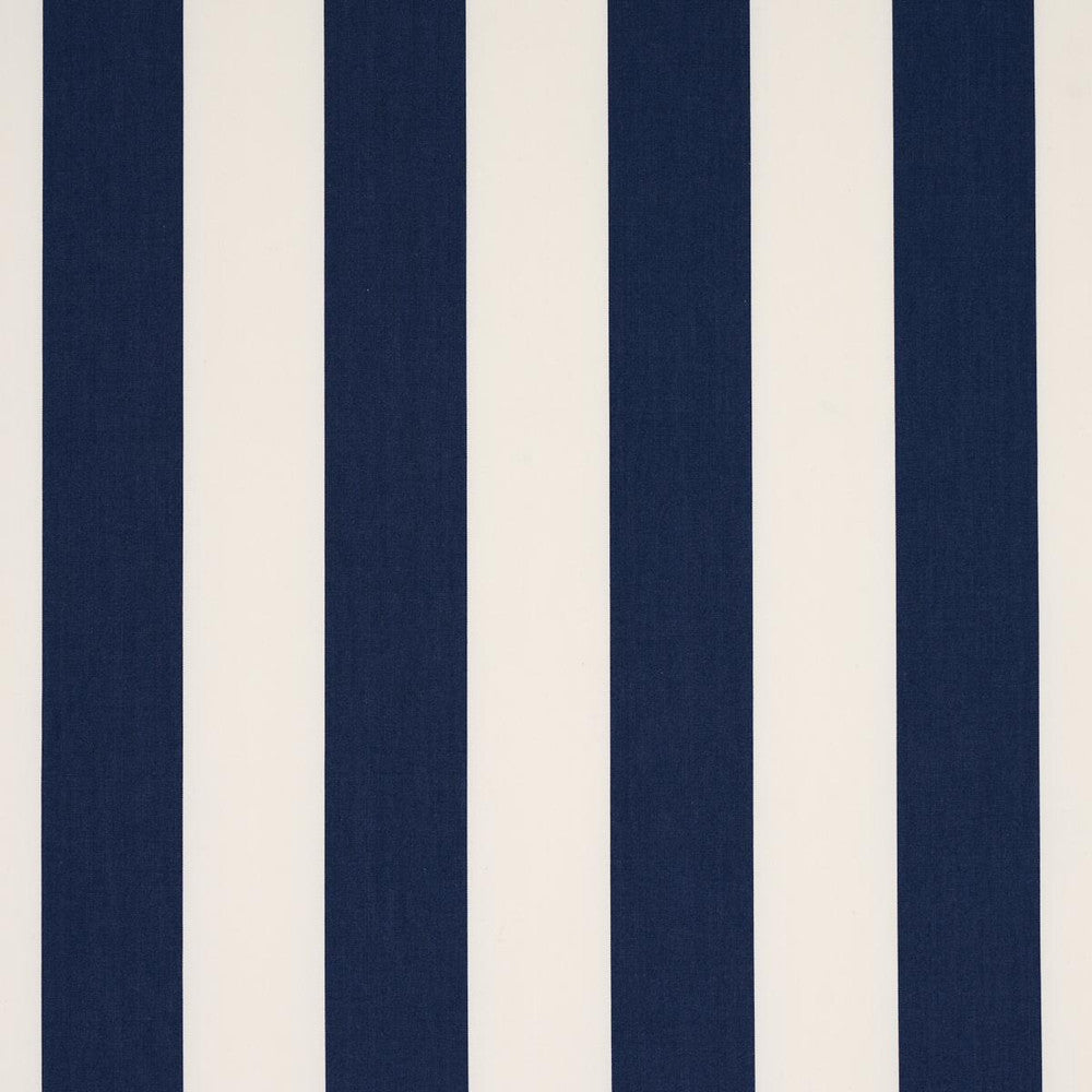 James Stripe Navy 71354 by Schumacher Designer Fabric Full Bloom 4.5" - Swanky Fabrics -