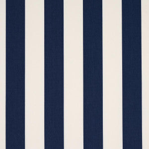 James Stripe Navy 71354 by Schumacher Fabric