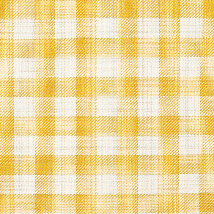 Martina Plaid Indoor/Outdoor Yellow 81413 by Schumacher Fabric Easy Elements 9.0" - Fabric Carolina -