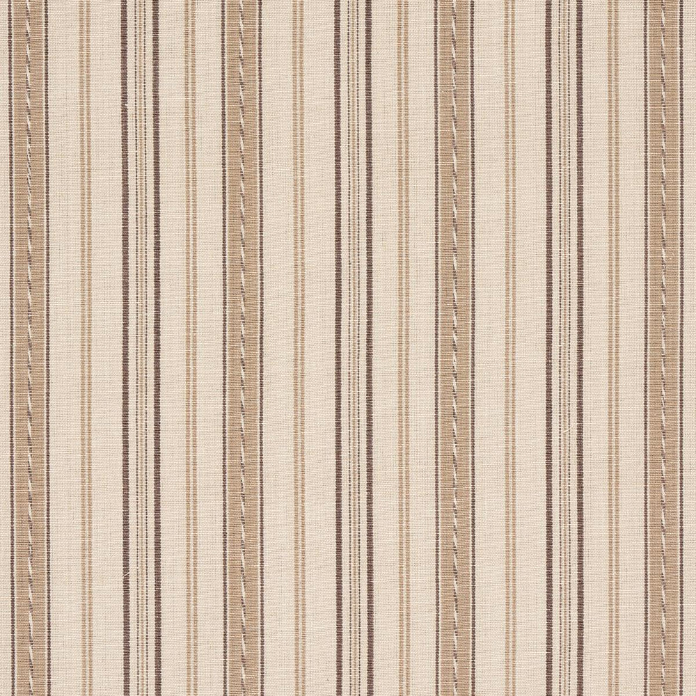Lightfoot Stripe Coffee 81441 by Schumacher Fabric Williamsburg 3.33" - Fabric Carolina -