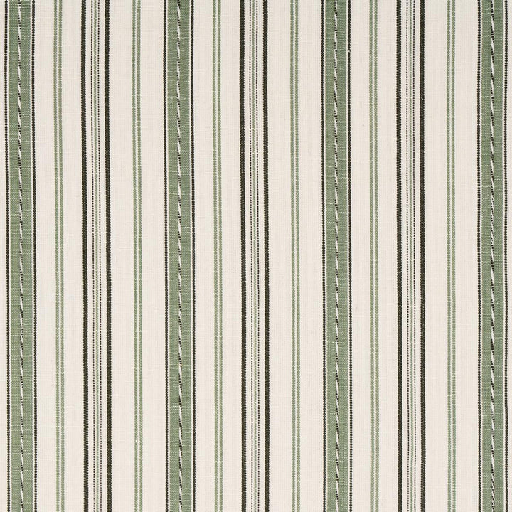 Lightfoot Stripe Moss 81442 by Schumacher Fabric Williamsburg 3.33" - Fabric Carolina -