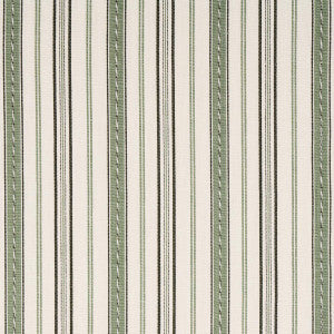 Lightfoot Stripe Moss 81442 by Schumacher Fabric