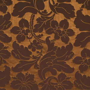 Dandridge Damask Apollo Bronze 81461 by Schumacher Fabric