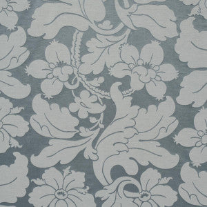 Dandridge Damask Palace Slate 81462 by Schumacher Fabric