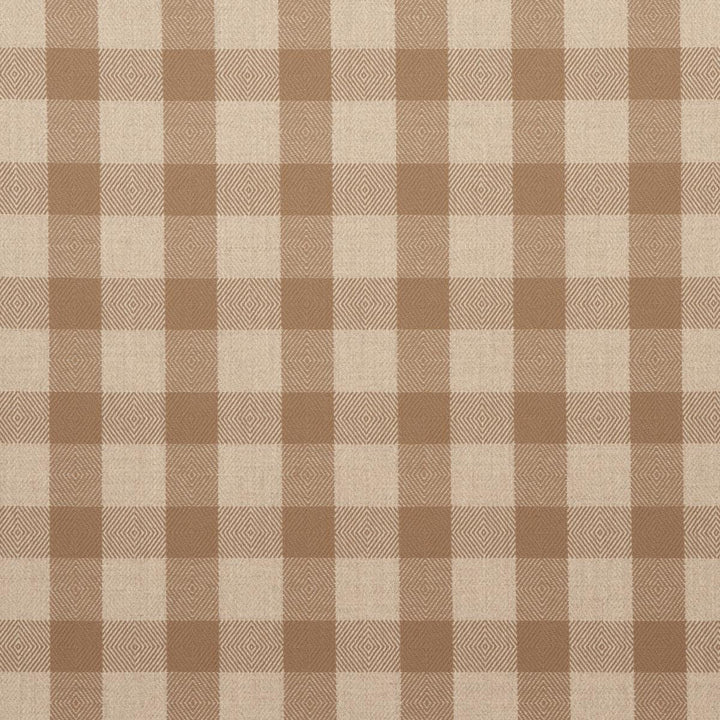 Galt Wool Check Coffee 81611 by Schumacher Fabric A Country Life 3.5" - Fabric Carolina -