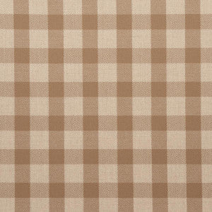 Galt Wool Check Coffee 81611 by Schumacher Fabric