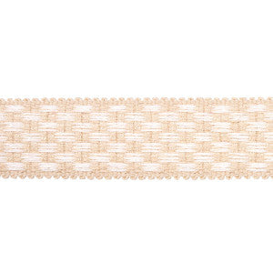 Crawford Check Tape Medium Coffee 81632 by Schumacher Trim