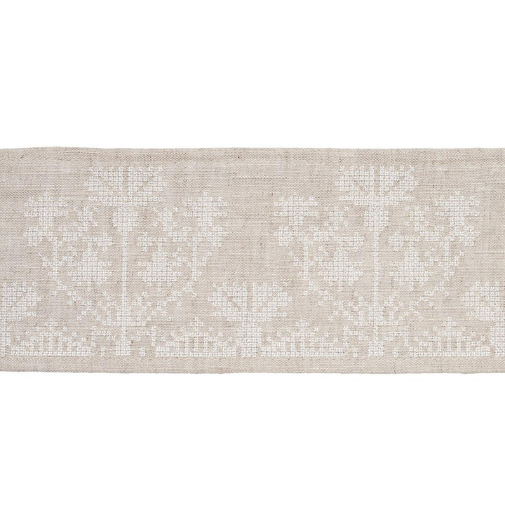 Custis Embroidered Tape Shell 81662 by Schumacher Trim Williamsburg - Fabric Carolina -