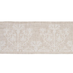 Custis Embroidered Tape Shell 81662 by Schumacher Trim