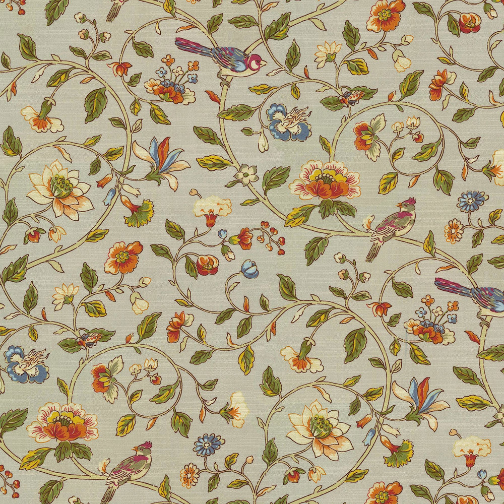 Summer Isles Tigerlily 682130 by Waverly Fabric - 100% Cotton CHINA 24000 Horizontal: 27 and Vertical: 25.25 54 - Fabric Carolina -